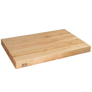 30 in x 23.5 in Rectangular Wooden Edge Grain Cutting Board