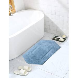 Truly Calm Antimicrobial Memory Foam Bath Rug, Set of 2 - Blue