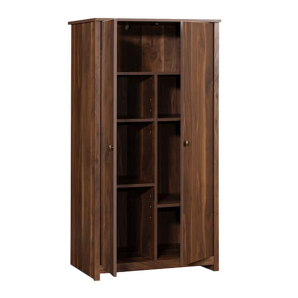 SAUDER River Ranch Grand Walnut Finish 60 in. Storage Cabinet with