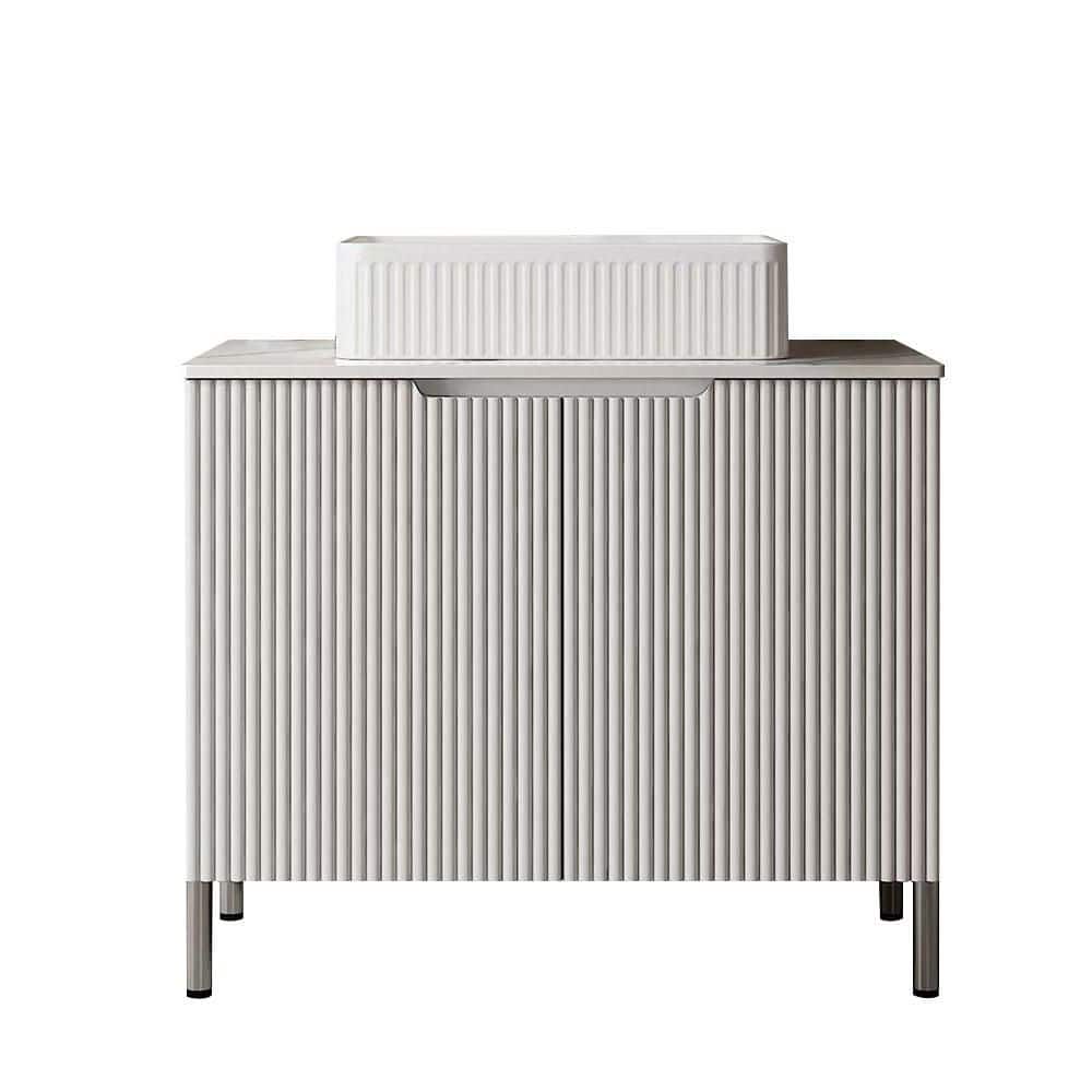 30 in. Single Sink Freestanding White Bath Vanity with White Ceramic Top price history on PriceWatchPro