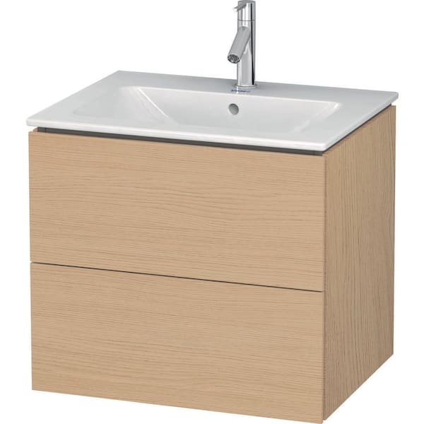 Duravit L-Cube 18.88 in. W x 24.38 in. D x 21.63 in. H Bath Vanity Cabinet without Top in Natural Oak