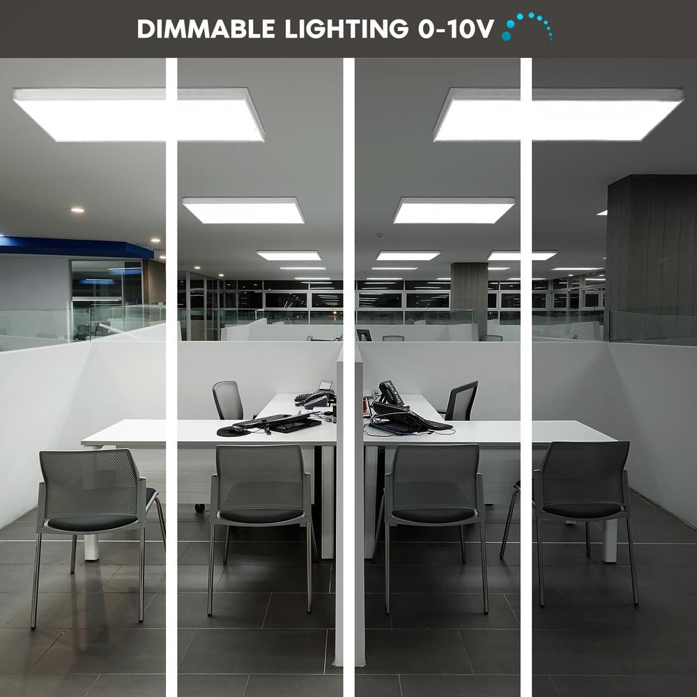 Luxrite 48" White LED Surface Mount Panel Light