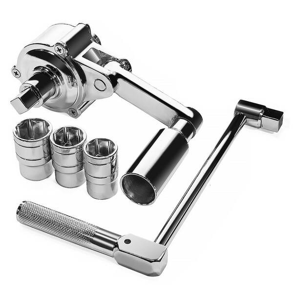 thumbnail image 2 of Torque Multiplier Wrench XtremepowerUS 8-Piece Set (24mm-38mm) - Heavy Duty Lug Nut Remover For Trucks & RVs Torque Multiplier 1 Inch Drive 2 of 13