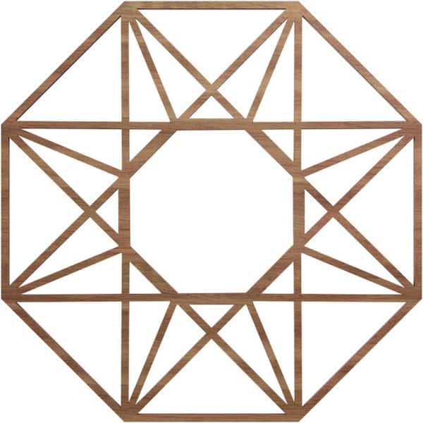 Ekena Millwork 0.25 in. x 6.25 in. x 16 in. Wood Medallion Moulding