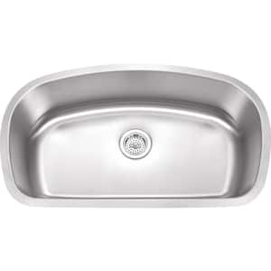 Specialty Series Stainless Steel 33 in. Single Bowl Undermount Kitchen Sink