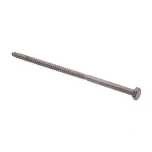 1/4 in. x 6 in. Grade A307 Hot Dip Galvanized Steel Hex Lag Screws (100-Pack)