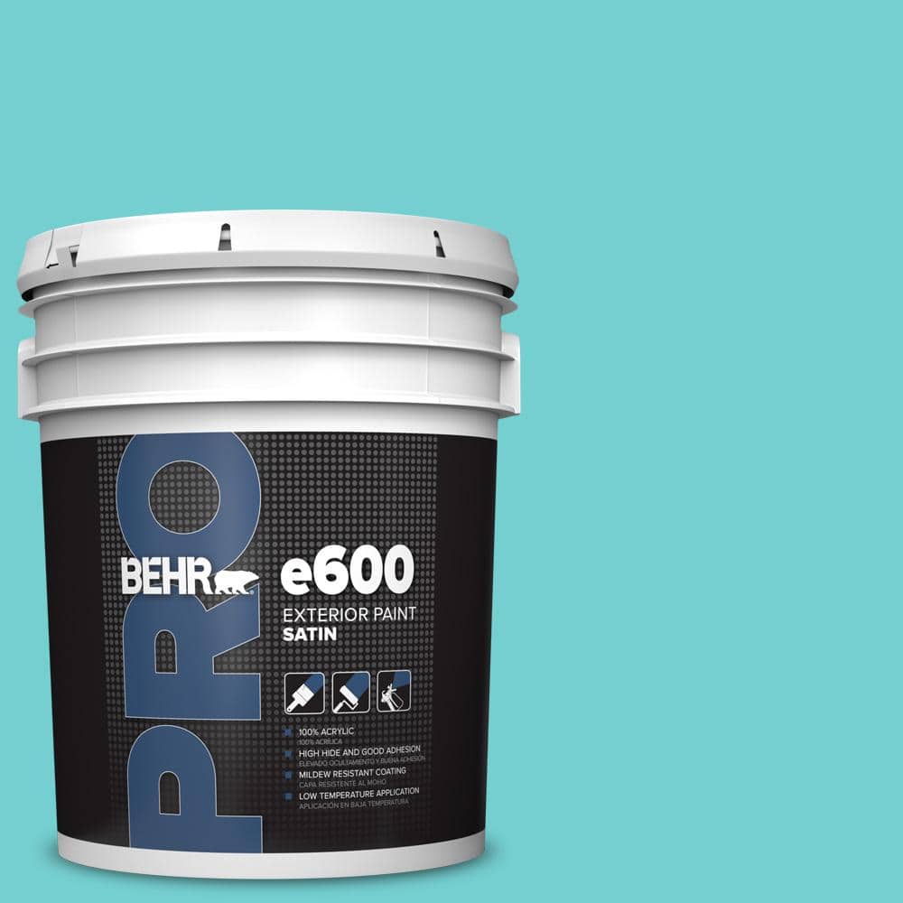 5 gal. #P460-3 Soft Turquoise Satin Exterior Paint price history on PriceWatchPro