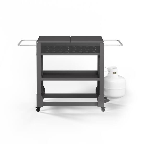 TYTUS Fresno 4-Burner LP + NG Convertible Flat Top Griddle in