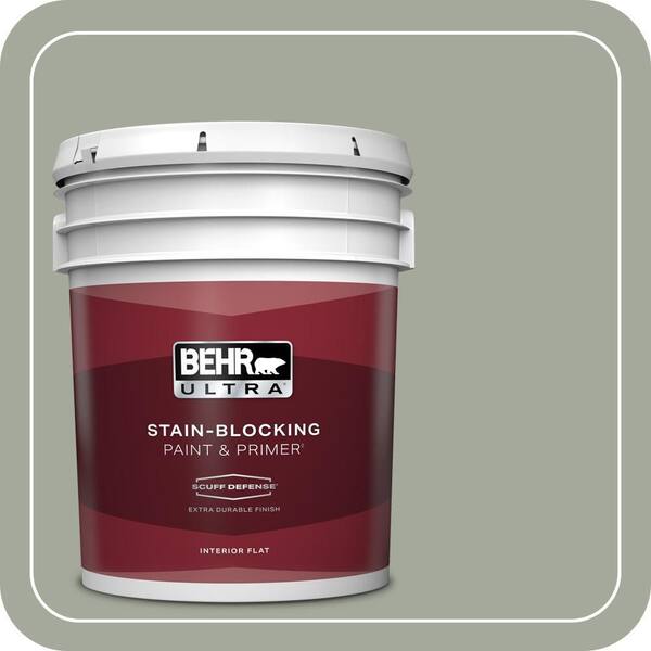 BEHR ULTRA 5 gal. Home Decorators Collection #HDC-AC-18 Garden Promenade Extra Durable Flat Interior Paint & Primer