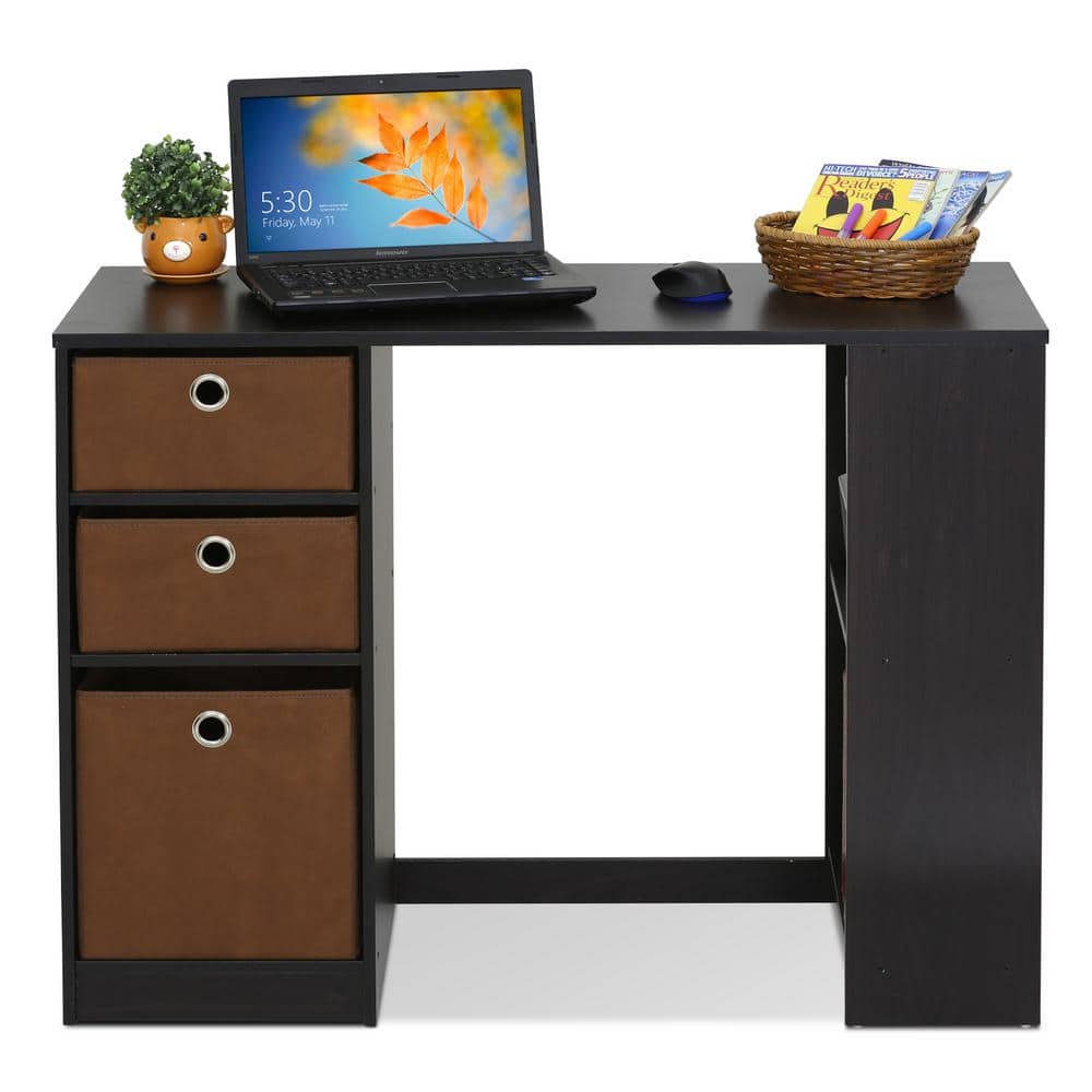 Espresso 30'' Modern Study Desk with Storage Drawer