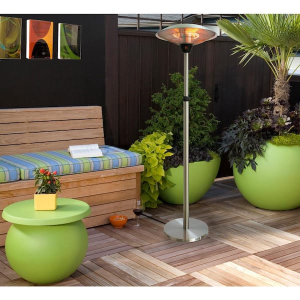 1500-Watt Infrared Pole Mounted Outdoor Electric Patio Heater
