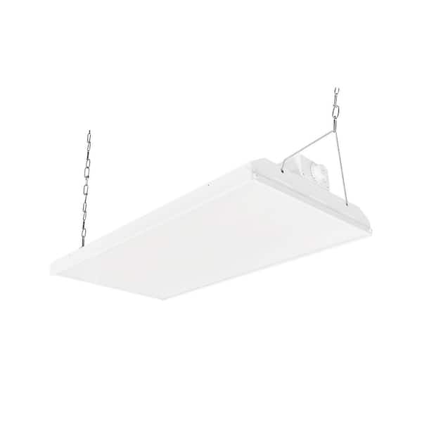 2ft. 20925Lumens 600-Watt Equivalent Integrated LED White High Bay Light Fixture 120-277V 5000K Daylight 0-10V Dimming