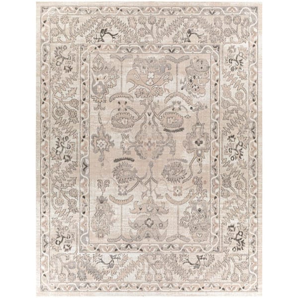Livabliss Sina Charcoal 8 ft. x 10 ft. Indoor Area Rug