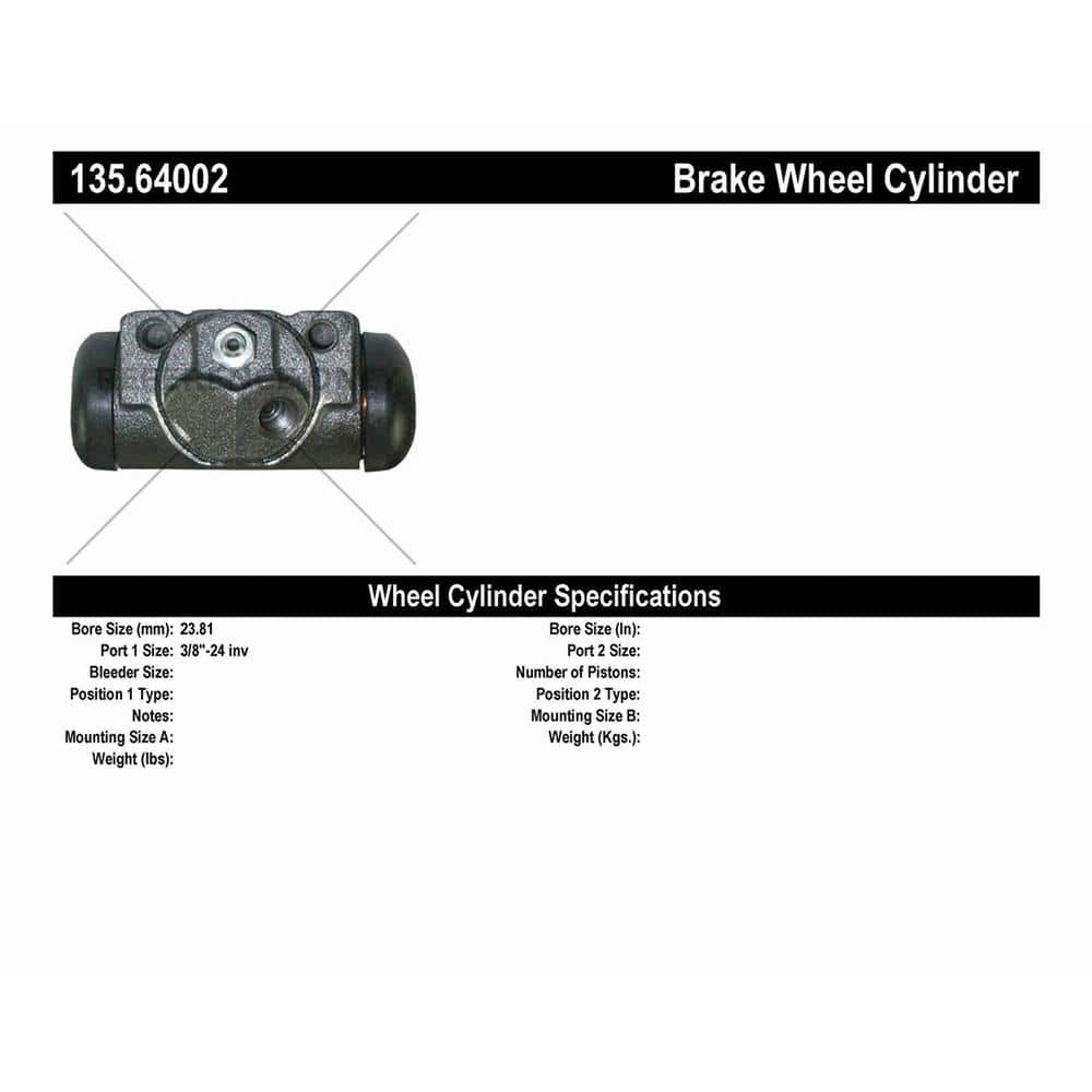 Centric Parts 135.64002 C-Tek Standard Wheel Cylinder