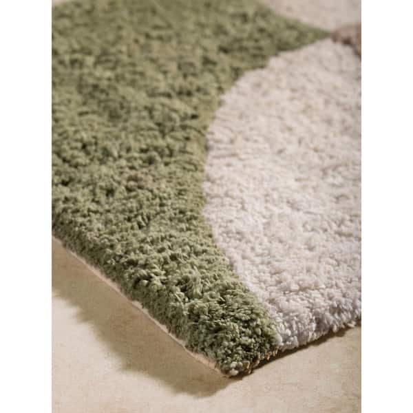 Geometry bath rug/ミヨシラグ Amazon.com: Color&Geometry Large Bath Mats for Bathroom Non