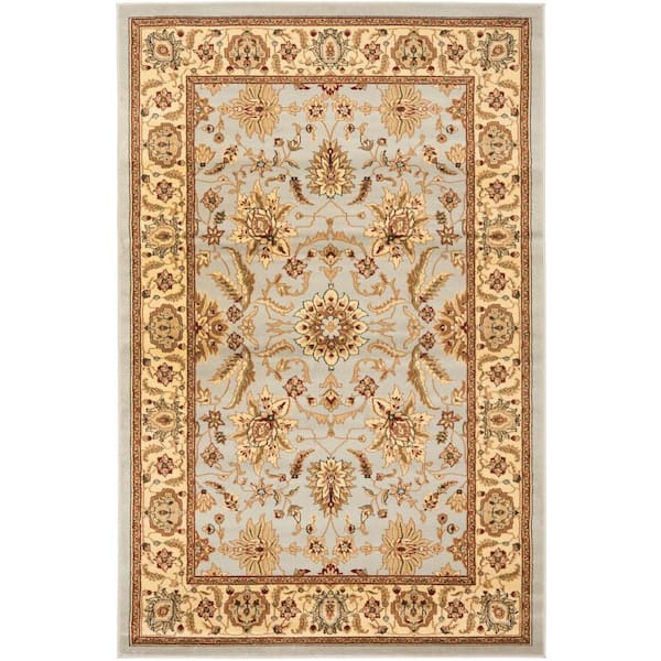 Safavieh Lyndhurst Gray/Beige 6 ft. x 9 ft. Area Rug