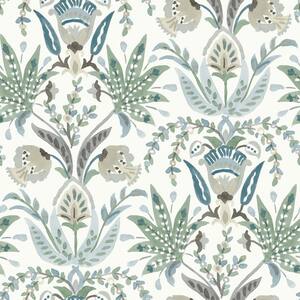 Seaside Jacobean Pre-pasted Wallpaper (Covers 56 sq. ft.)