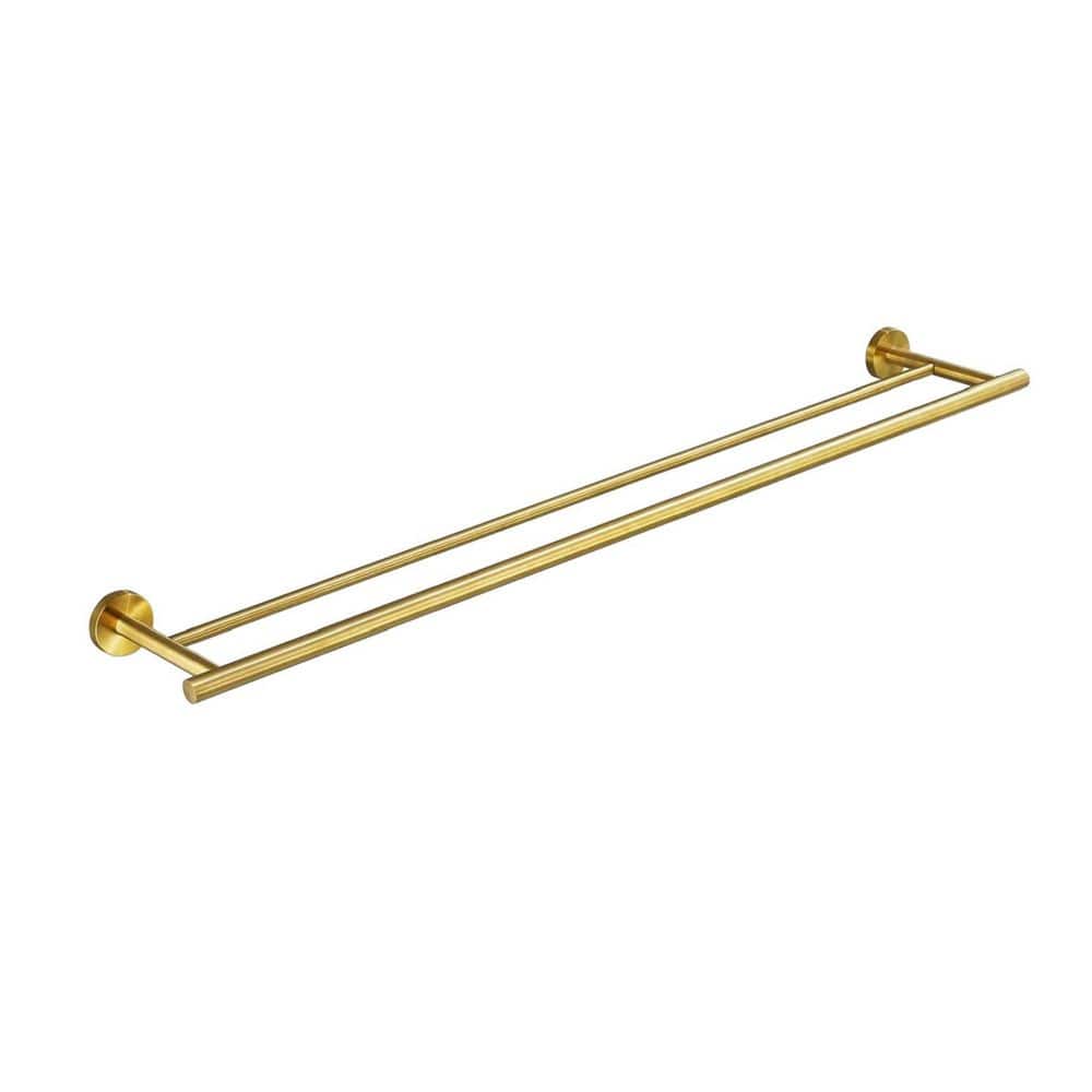 1-Pack 23.6 in. Wall Mounted Towel Bar in Brushed Gold price history on PriceWatchPro