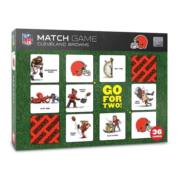 NFL Cleveland Browns Licensed Memory Match Game