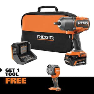 RIDGID 18V Brushless Cordless 1/4 In. Ratchet (Tool Only) R866010B ...