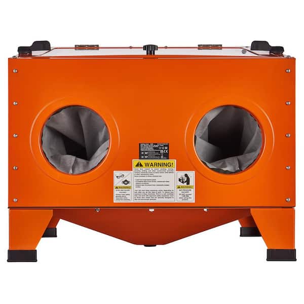 25 Gal. Sandblasting Cabinet 40-120PSI Portable Benchtop Sand Blasting Cabinet Heavy Duty Steel Sand Blaster 2025 Update