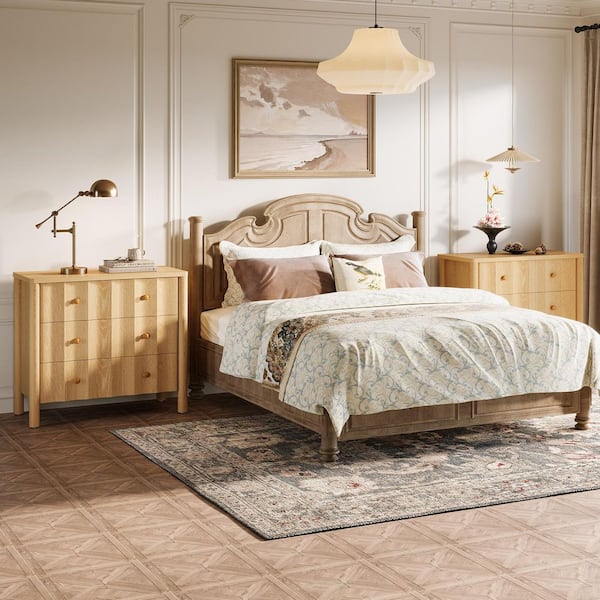 bedside table dresser Galala End-Tables Stylish and modern design BYBLIGHT Fenley Brown 3 Drawers