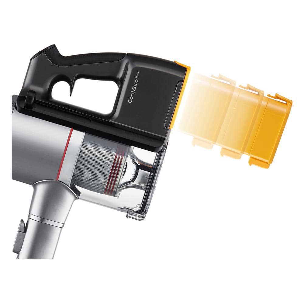 Silver Cordless Stick Vacuum with Kompressor Technology