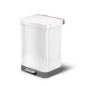  Glad Stainless Steel Step Trash Can with Clorox Odor