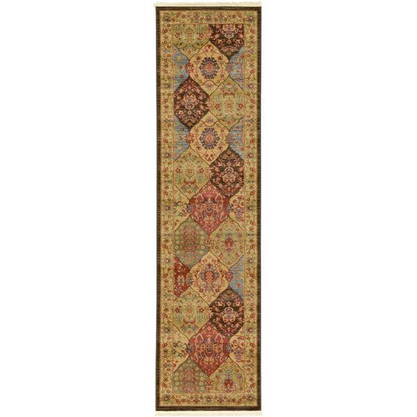 Unique Loom Edinburgh Tulip Multi 2' 7 x 10' 0 Runner Rug 3116615 The Home Depot