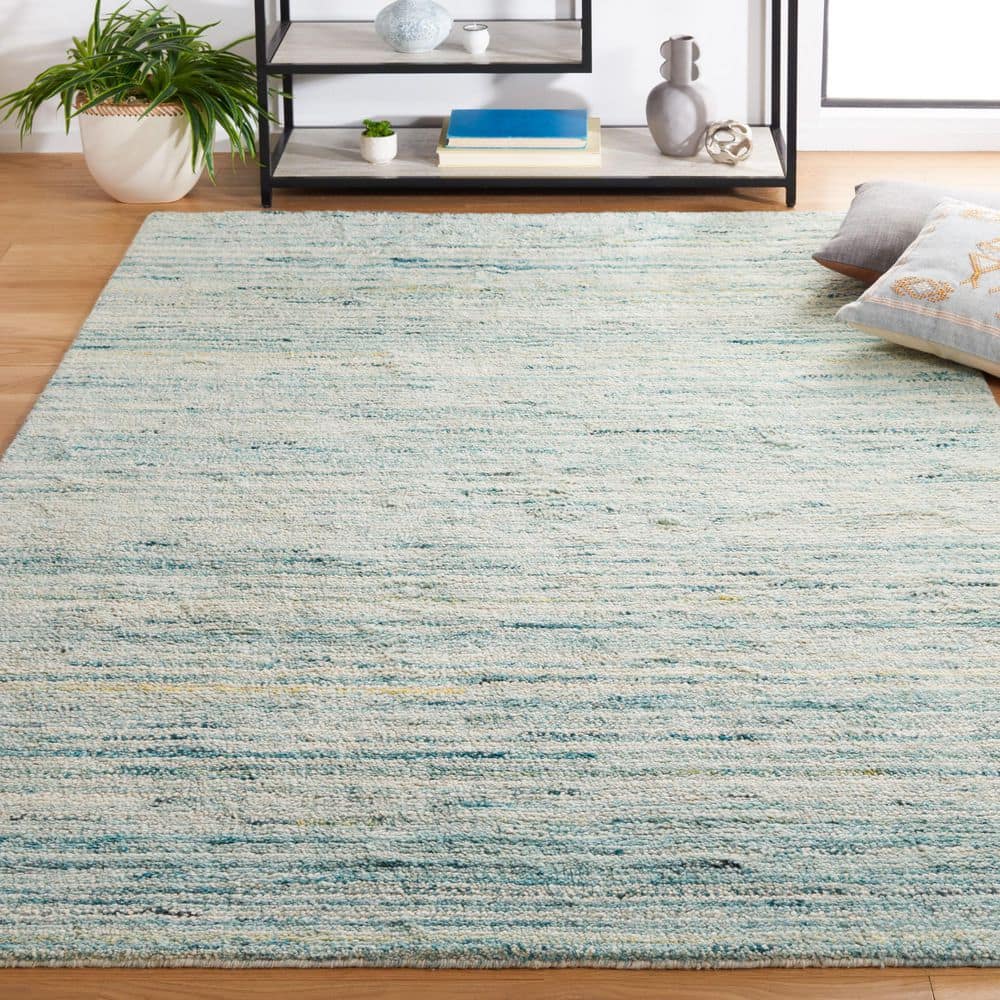 Casablanca 6 ft. x 9 ft. Turquoise/Ivory Striped Area Rug price history on PriceWatchPro