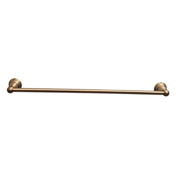 Barclay Products Sherlene 18 in. Towel Bar in Antique Brass