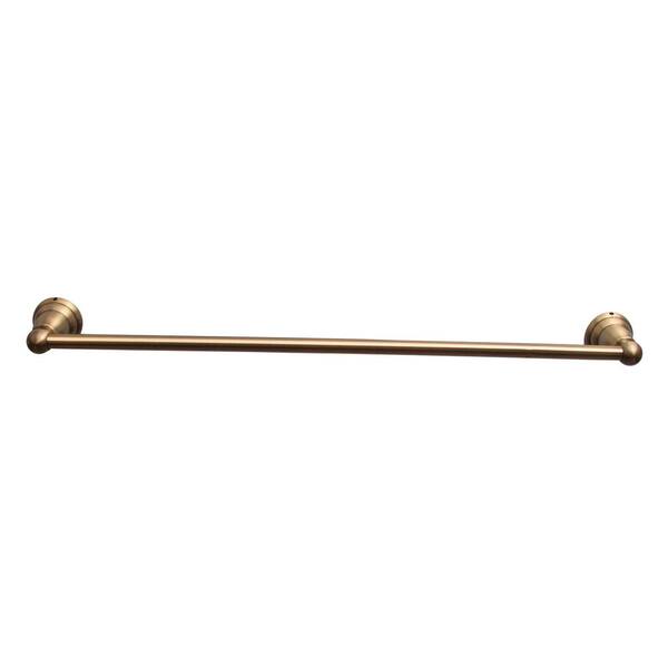 Barclay Products Sherlene 30 in. Towel Bar in Antique Brass
