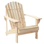 Unfinished Stationary Wood Outdoor Adirondack Chair (2-Pack)
