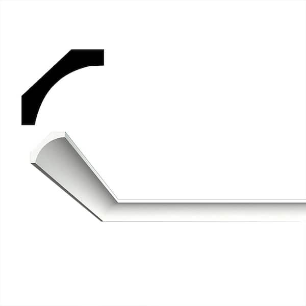Fypon 3/4 in. x 3/4 in. x 96 in. Polyurethane Cove Moulding