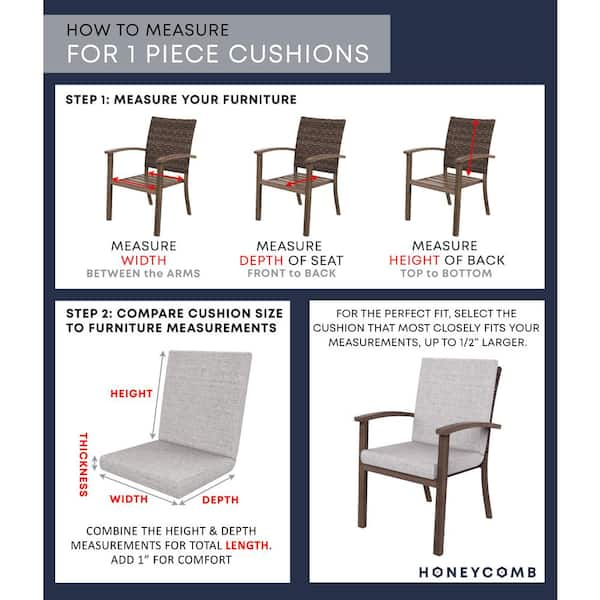 Honeycomb Indoor/Outdoor Stripe Taupe Highback Dining Chair