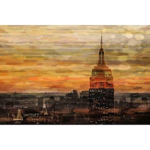 16 in. H x 24 in. W "Bronze Night" by Parvez Taj Printed Canvas Wall Art