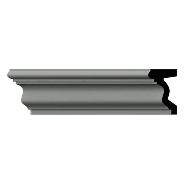 3 in. D x 3 in. W x 96 in. L Primed Polyurethane Panel Moulding