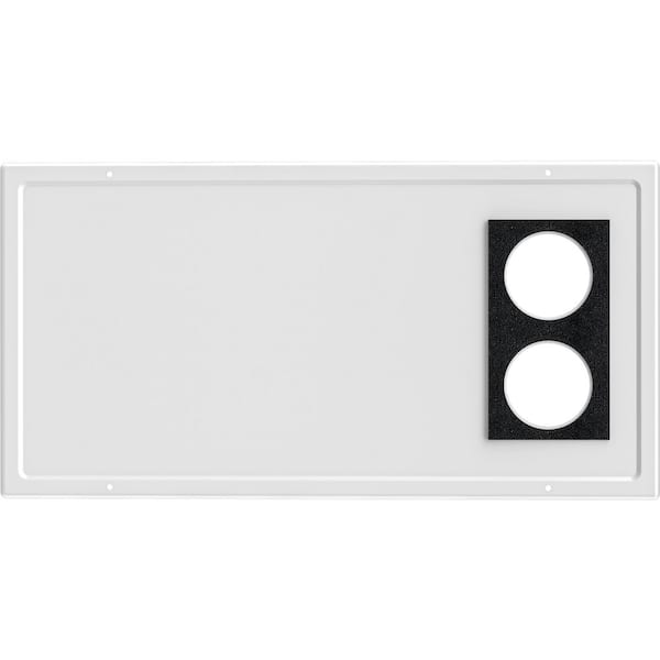 RV Furnace Door Kit for InstaHeat Ultra Series Furnace, White Color