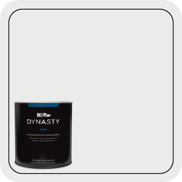 BEHR DYNASTY 1 qt. #PWN-36 Celestial Glow Satin Enamel Interior Stain-Blocking Paint and Primer