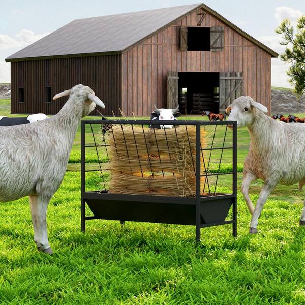 FUFU&GAGA in Heavy-Duty 69 Livestock Hay and Grain Feeder - Main Image