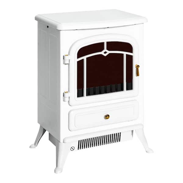 Unbranded 22 in. Modern Electric Fireplace Heater, Freestanding Fire Stove with Realistic Flames, Overheat Protection,750W/1500W
