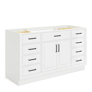 Hepburn 60 in. W x 21.5 in. D x 34.5 in. H Bath Vanity Cabinet without Top in White
