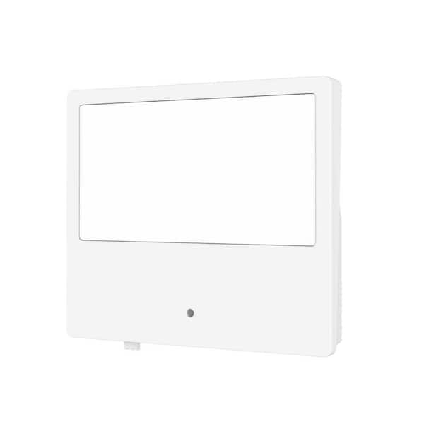 PRIVATE BRAND UNBRANDED Square Dimmable Soft White LED White Night Light with Automatic Dusk to Dawn
