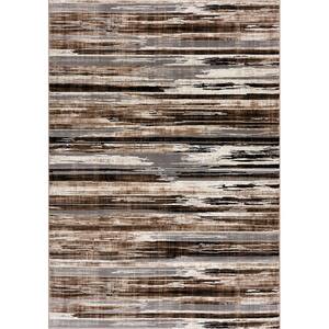 Montage Beige 2 ft. 3 in. x 13 ft. (2 ft. x 13 ft.) Modern Abstract Runner Rug