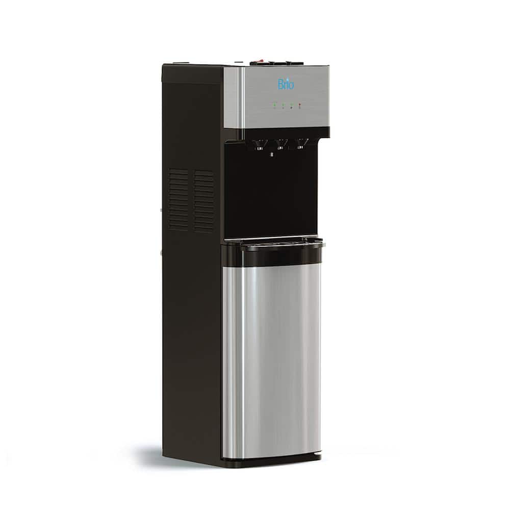 Brio Stainless Steel Bottleless Hot and Cold Water Cooler Dispenser