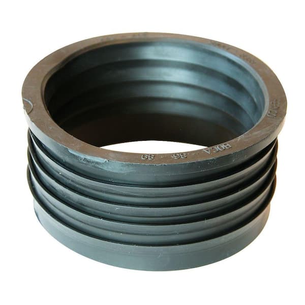 Fernco 4 in. Service Weight Cast Iron Hub x 4 in. Sch. 40 PVC Compression Coupling