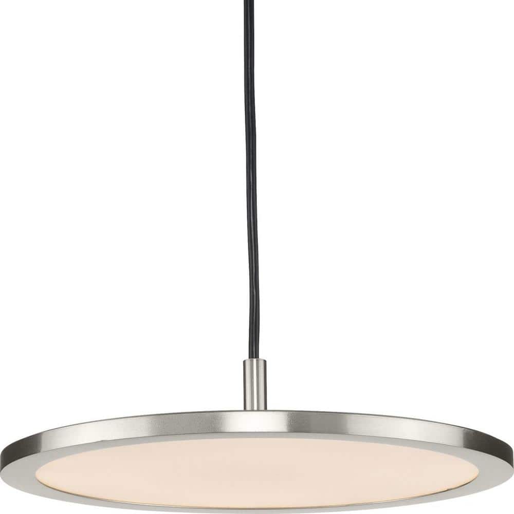 Everlume 20-Watt Integrated LED 1-Light for Kitchen Brushed Nickel Modern Integrated LED Pendant Light for Kitchen price history on PriceWatchPro