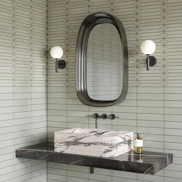 Terramater Dune 3-1/2 in. x 15 in. Glossy Porcelain Wall Tile (8.08 sq. ft. /case)