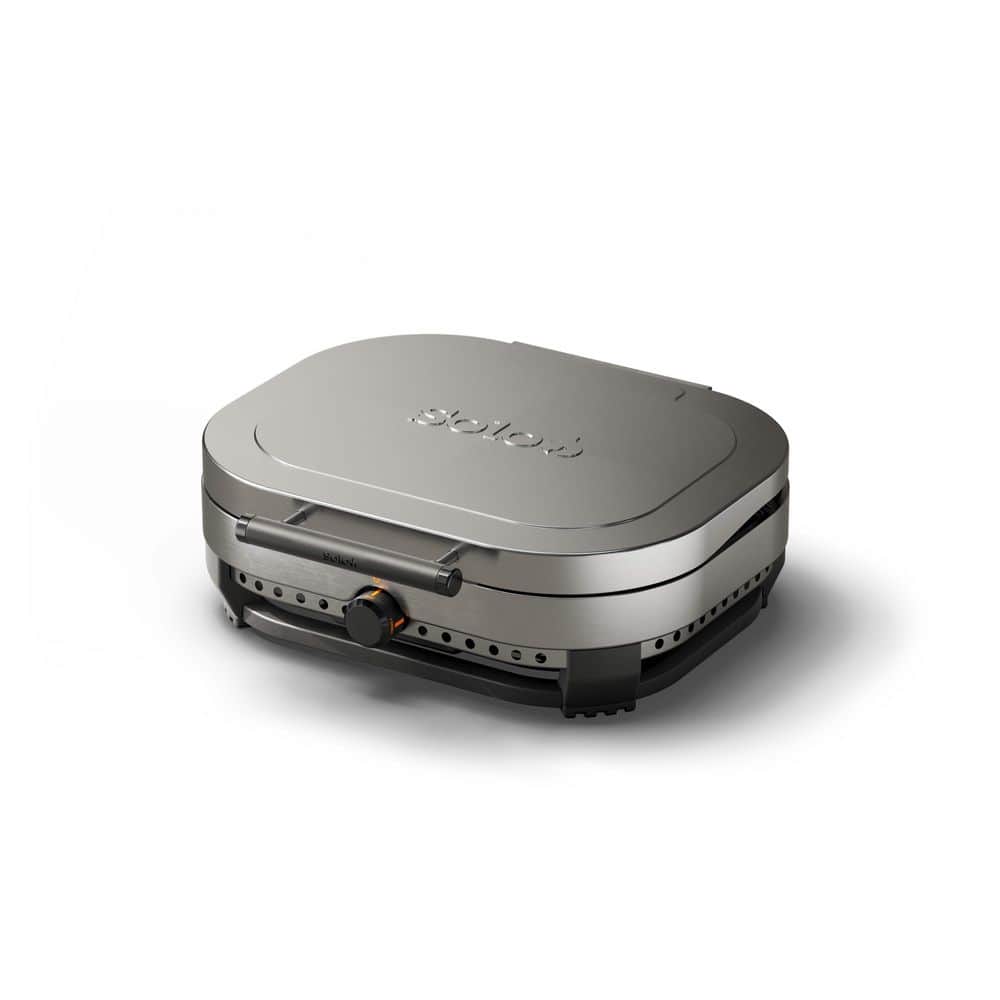 Steelfire 22 in. 1-Burner Propane Gas Griddle Grill in Stainless Steel with Lid