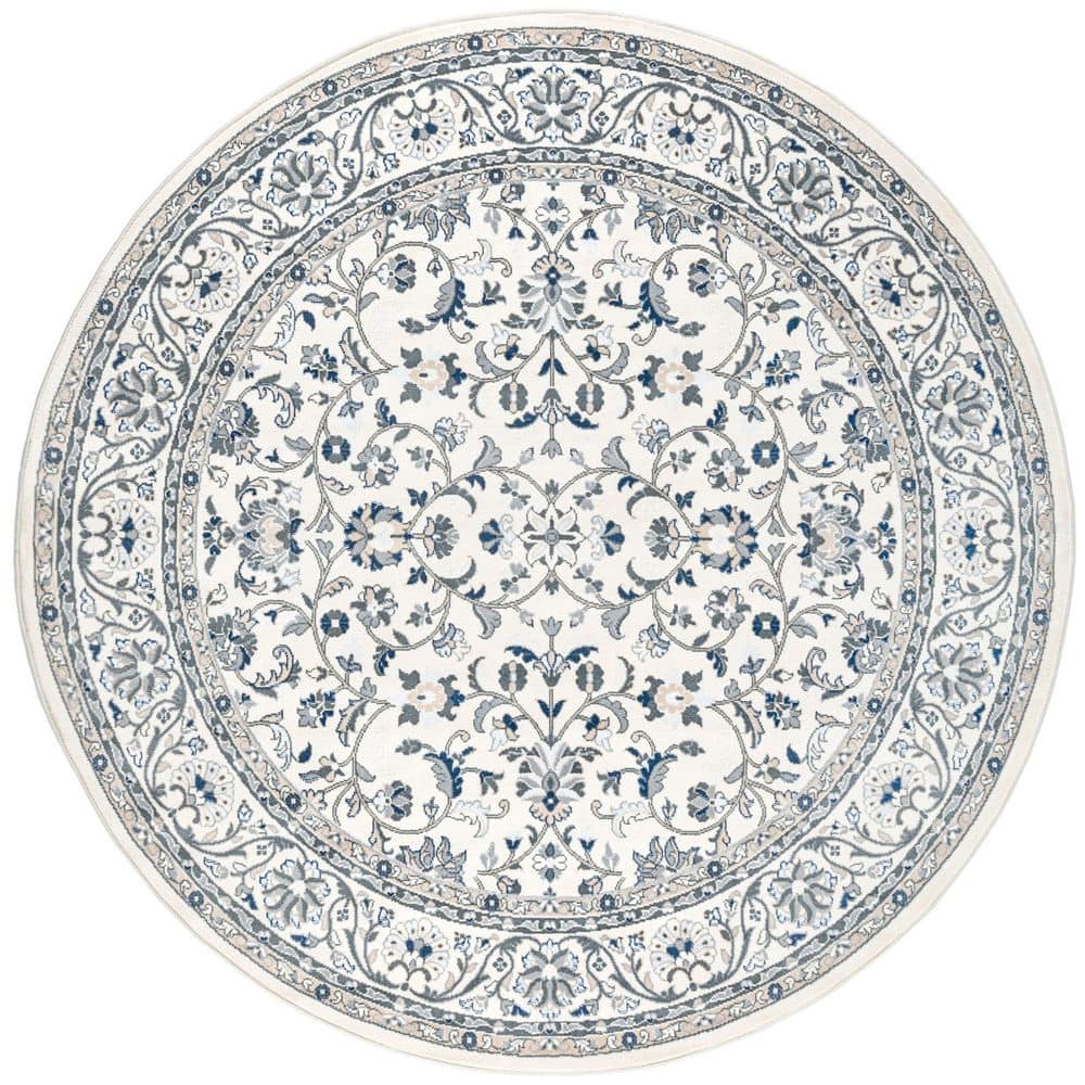 Madison Floral Cream 6 ft. Round Indoor Area Rug price history on PriceWatchPro